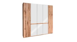 Drehtüren-Kleiderschrank Leandra mit Spiegel