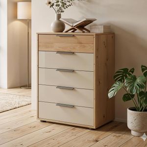 Interliving Kommode 1027 Eiche teilmassiv mit Schubladen