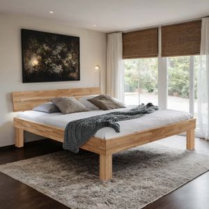 Bett Madrid Komfort Buche Massivholz