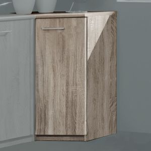 Eck-Kommode Runcorn Eiche Dekor