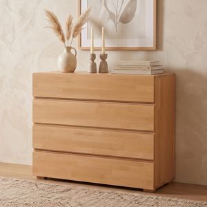 Kommode Como Buche Massivholz mit Schubladen
