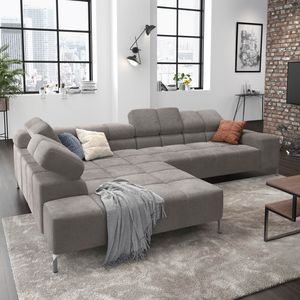 HOMELIV. Ecksofa Cambridge 321x216x85cm Feincord