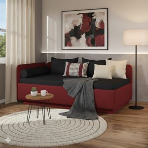 Polsterliege Eriko Kunstleder mit Bettkasten Seitenteil links
