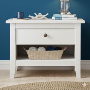 HOMELIV. Nachttisch Wanja Kiefer Massivholz H 51cm