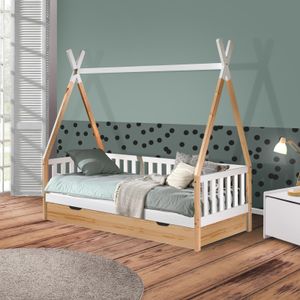 Kojen-Hausbett Kids Delight Kiefer Massivholz