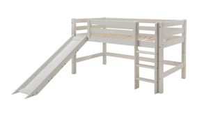 Mini-Hochbett Kids Paradise Kiefer Massivholz mit Lattenrost