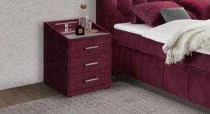 Nachttisch Bethany H 61cm mit USB-Anschluss