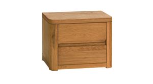 Nachttisch Barbados Eiche Massivholz H 40cm