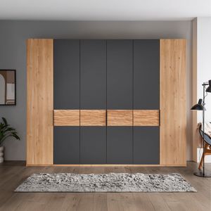 Drehtüren-Kleiderschrank Mateo Eiche Dekor