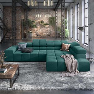 HOMELIV. Ecksofa Charlotta 319x215x82cm Webstoff