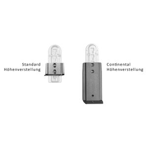 Adapter-Set zur Erhöhung der Einlegetiefe