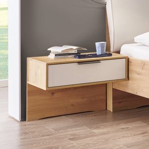 Schwebenachttisch Solya Eiche Dekor H 48cm