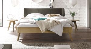 Bett Rakaia Eiche Massivholz