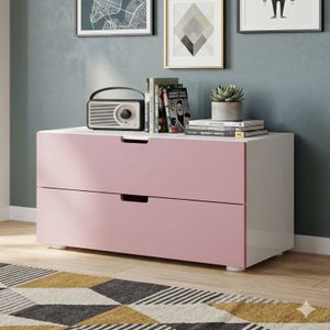 Kommode Kids Town Color teilmassiv mit Schubladen