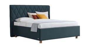 SCHLARAFFIA Polsterbett Marylin Komfort Microvelours/Webstoff mit Bettkasten und Lattenrost