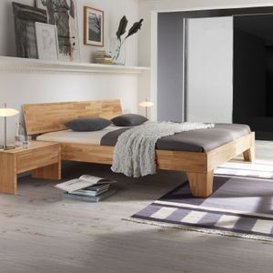 Bett Pimona Kernbuche Massivholz