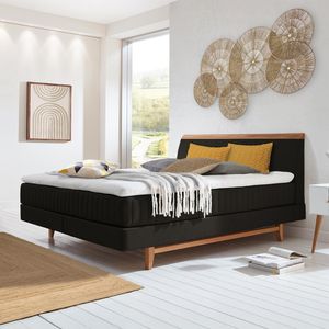 Boxspringbett Akela Eiche Webstoff