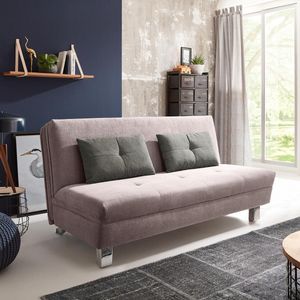 Schlafsofa Monio Velours mit Lattenrost