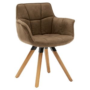 Musterring Armlehnstuhl Tamina Webstoff/Massivholz