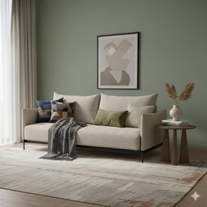 Schlafsofa Mulan Webstoff 225x110x94 cm