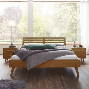 Bett Santa Rosa Eiche Massivholz