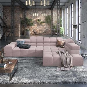 HOMELIV. Ecksofa Charlotta 319x215x82cm Webstoff