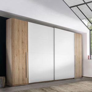 Schwebetüren-Kleiderschrank Montal Eiche Dekor