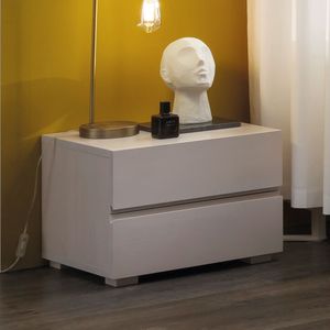 Nachttisch Pava Buche Massivholz H 35cm