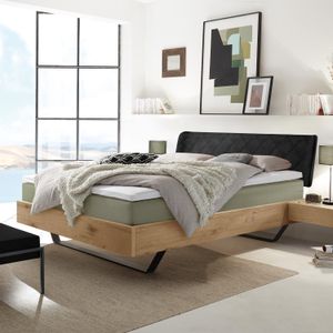 Boxspringbett Pareio Wildeiche Massivholz