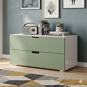 Kommode Kids Town Color teilmassiv mit Schubladen