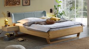 Bett Ubaldo Komfort Wildeiche Massivholz