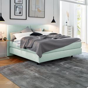 Musterring Boxspringbett Elias Webstoff mit Kopfteil geradlinig