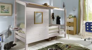 Abenteuerbett Kids Paradise Kiefer Massivholz mit Lattenrost