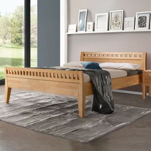 Bett Tapira Komfort Kernbuche Massivholz