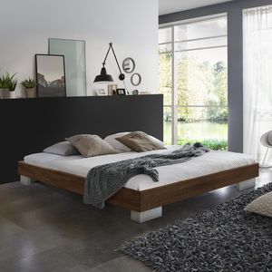 Bett Sogno Buche Massivholz ohne Kopfteil