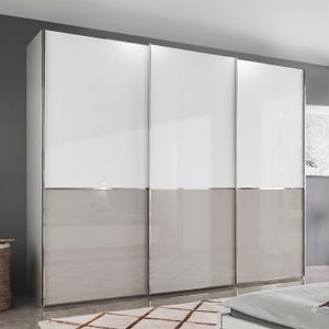 Schwebetüren-Kleiderschrank Shanvalley mit Glasfront