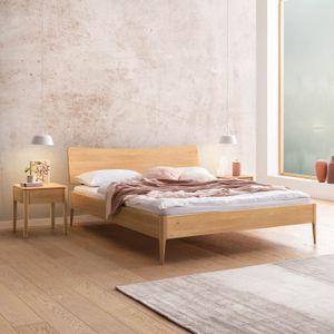 Bett Wavelo Eiche Massivholz