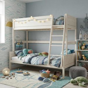 LIFETIME Familienbett Original Kiefer Massivholz mit Lattenrost
