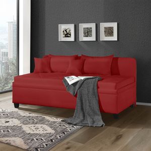 Sofaliege Kamina Microvelours mit Bettkasten