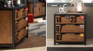 Kommode Beli Kiefer teilmassiv