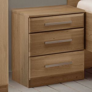 Nachttisch Hazleton Eiche teilmassiv H 50cm