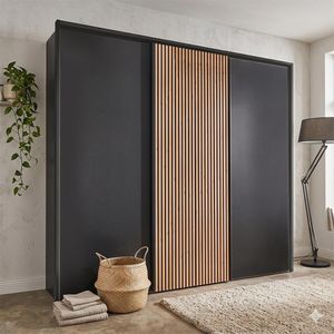 Schwebetüren-Kleiderschrank Yamen