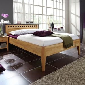 Bett Triest Komfort Buche Massivholz