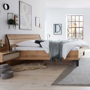 Interliving Bett 1205 Komfort Eiche Dekor