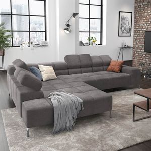 HOMELIV. Ecksofa Cambridge 321x216x85cm Feincord