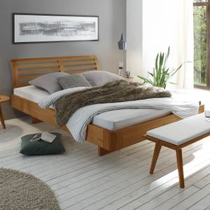Bett Salerno Eiche Massivholz