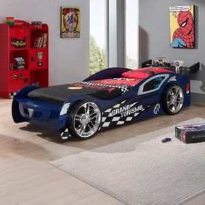 Autobett Hero blau mit Lattenrost