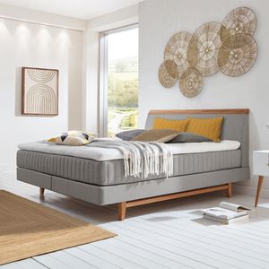 Boxspringbett Akela Eiche Webstoff