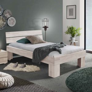 Bett Lucca Komfort Buche Massivholz