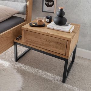 Nachttisch Verbena Wildeiche Massivholz H 45cm